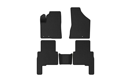 Килимки EVA в салон авто для Sorento XM Hinged Gas Pedal 7 seats Kia 2009-2012 2 покоління SUV EU EVAtech KI12232CV5KH3RBB