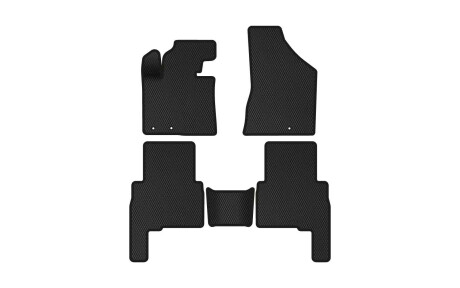 Килимки EVA в салон авто для Sorento XM Floor Gas Pedal 7 seats Kia 2009-2012 2 покоління SUV EU EVAtech KI12272CV5KH3RBB