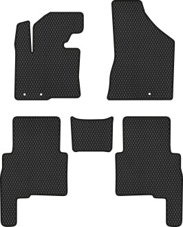 Килимки EVA в салон авто для Sorento XM Floor Gas Pedal 7 seats Kia 2009-2012 2 покоління SUV EU EVAtech KI12274CV5LP3RBB