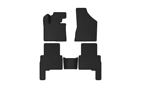 Коврики EVA в салон авто для Sorento XM Floor Gas Pedal 7 seats Kia 2009-2012 2 поколения SUV EU EVAtech KI12991CE5LA3RBB