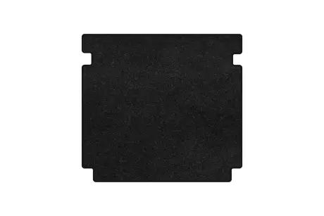 Ворсовый коврик Premium в багажнике авто для Land Rover Range Rover Sport (L460) (LWB) 2022 3 поколения SUV EU черный кант EVAtech LR43839B1VPB