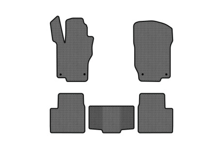 Килимки EVA в салон авто для ML-Class W164 Mercedes-Benz 2005-2011 2 покоління SUV EU EVAtech MB1800C5MS4SGB