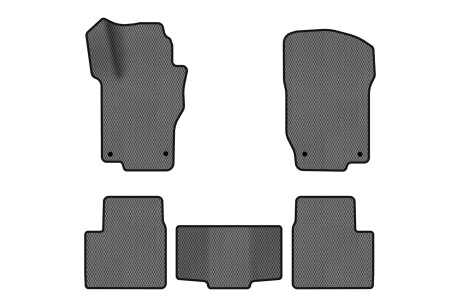 Килимки EVA в салон авто для ML-Class W164 Mercedes-Benz 2005-2011 2 покоління SUV EU EVAtech MB1800CD5MS4RGB