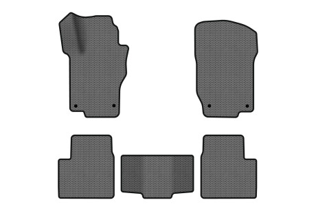 Килимки EVA в салон авто для ML-Class W164 Mercedes-Benz 2005-2011 2 покоління SUV EU EVAtech MB1800CD5MS4SGB