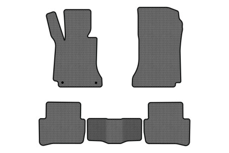 Коврики EVA в салон авто для C-Class W204 Mercedes-Benz 2007-2015 1 поколение Sedan EU EVAtech MB3156C5MS2SGB