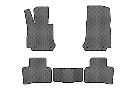 Коврики EVA в салон авто для GLC-Class X253 Mercedes-Benz 2015-2022 1 поколение SUV EU EVAtech MB3162C5MS4SGB