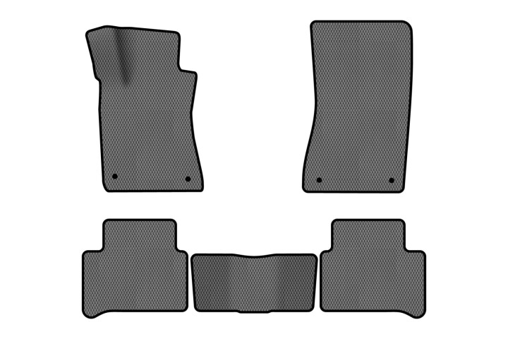 Коврики EVA в салон авто для E-Class W211 RWD Mercedes-Benz 2002-2009 3 поколения Sedan EU EVAtech MB3400CD5MS4RGB (фото 1)