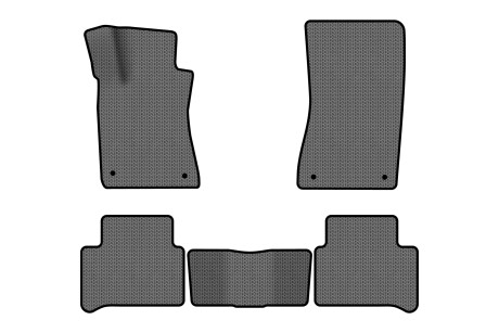 Коврики EVA в салон авто для E-Class W211 RWD Mercedes-Benz 2002-2009 3 поколения Sedan EU EVAtech MB3400CD5MS4SGB