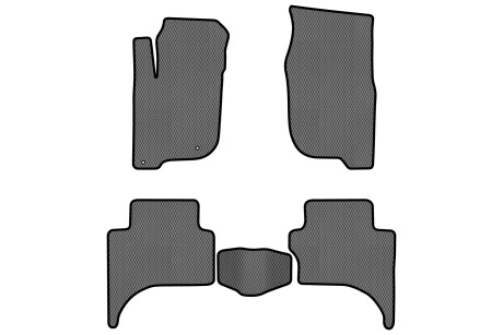 Килимки EVA в салон авто для L200 V Short base Restyling Mitsubishi 2018-2023 5 покоління Pickup 4-дв. EU EVAtech MT13815C5LA2RGB