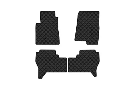 Коврики из экокожи ECO в салон авто для Pajero Wagon V60 5-doors Mitsubishi 2000-2007 3 поколения SUV EU EVAtech MT1683PBC4LA1BBB