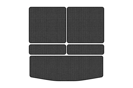Коврик EVA в багажник авто для Outlander 7 seats Mitsubishi 2013, 3 поколения SUV USA EVAtech MT31483BG5SBB