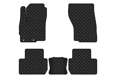 Килимки з екошкіри ECO в салон авто для Outlander 7 seats Mitsubishi 2013 3 покоління SUV USA EVAtech MT31483C5AV2BBLB