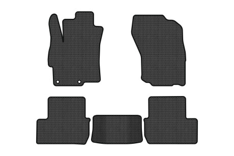 Коврики EVA в салон авто для Lancer 10 MT Mitsubishi 2007-2018 10 поколения Sedan EU EVAtech MT3178C5AV2SBB