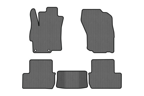 Коврики EVA в салон авто для Lancer 10 MT Mitsubishi 2007-2018 10 поколения Sedan EU EVAtech MT3178C5AV2SGB