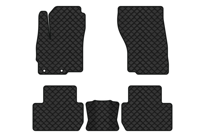 Килимки з екошкіри ECO в салон авто для Outlander 5 seats Mitsubishi 2013 3 покоління SUV EU EVAtech MT3180C5AV2BBB (фото 1)