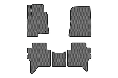 Коврики EVA в салон авто для Pajero Wagon V80 7 seats Mitsubishi 2006-2021 4 поколения SUV EU EVAtech MT32719C5LA2RGB