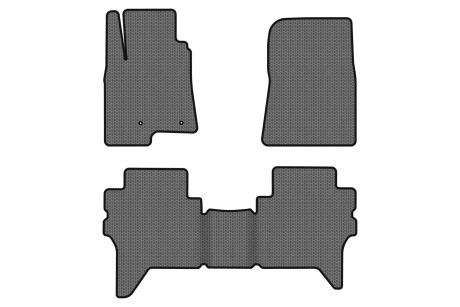 Коврики EVA в салон авто для Pajero Wagon V80 7 seats Mitsubishi 2006-2021 4 поколения SUV EU EVAtech MT32719Z3LA2SGB