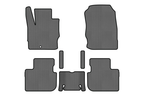 Коврики EVA в салон авто для Colt 3-doors AT Mitsubishi 2004-2012 6 поколения Htb EU EVAtech MT33808C7AV1RGB