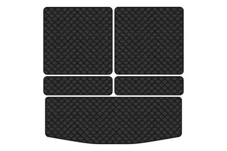 Килимок з екошкіри ECO в багажник авто для Outlander 7 seats Mitsubishi 2013 3 покоління SUV EU EVAtech MT34230BE5BBB