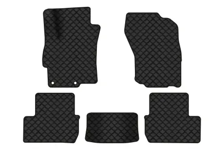 Килимки з екошкіри ECO в салон авто для Lancer 10 AT Mitsubishi 2007-2018 10 покоління Sedan EU EVAtech MT41477CE5AV2BBB