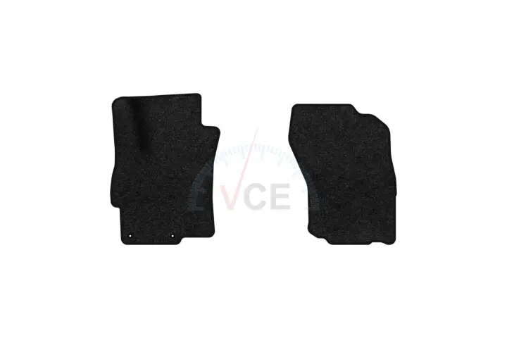 Ворсовые коврики Premium в салон авто для Mitsubishi Lancer (10) AT 2007-2018 10 поколения Sedan EU черный кант EVAtech MT43230AE2LA2VPB (фото 1)