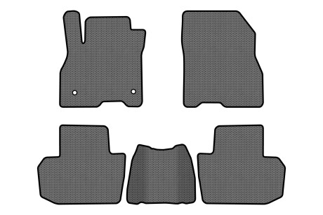 Килимки EVA в салон авто для Leaf ZE0 Nissan 2010-2017 1 покоління Htb EU EVAtech NS1686CV5AV2SGB