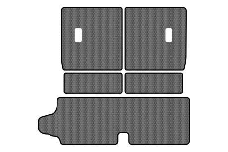 Килимок EVA в багажник авто для Pathfinder R51 7 seats Nissan 2004-2010 3 покоління SUV EU EVAtech NS33133BG5SGB