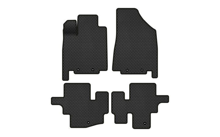 Килимки EVA в салон авто для Pathfinder R52 7 seats Nissan 2012-2021 4 покоління SUV USA EVAtech NS33250PVC4TL6RBB (фото 1)