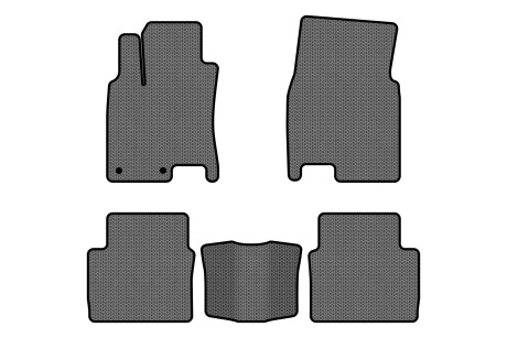 Килимки EVA в салон авто для Qashqai+2 Nissan 2007-2013 1 покоління SUV EU EVAtech NS3370C5RN2SGB