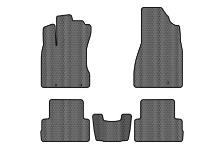 Килимки EVA в салон авто для X-Trail T31 Nissan 2007-2010 2 покоління SUV EU EVAtech NS3751CVC5LA3SGB