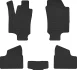 Килимки EVA в салон авто для Astra G MT Opel 1998-2009 2 покоління Combi EU EVAtech OL3199CV5RBB (фото 1)