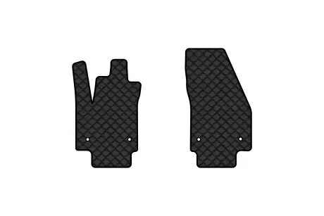 Килимки з екошкіри ECO в салон авто передні для Meriva B Opel 2010-2018 2 покоління Minivan EU EVAtech OL3385AV2AV4BBB