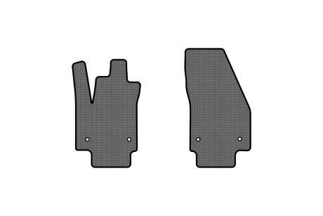 Коврики EVA в салон авто передние для Meriva B Opel 2010-2018 2 поколения Minivan EU EVAtech OL3385AV2AV4SGB