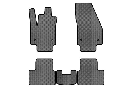 Коврики EVA в салон авто для Meriva B Opel 2010-2018 2 поколения Minivan EU EVAtech OL3385CV5AV4SGB