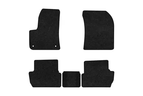 Ворсові килимки Premium в салон авто для Peugeot 3008 GT PACK (flat floor) 2016-2024 2 покоління SUV EU чорний кант EVAtech PT11438CB5AV2VPB