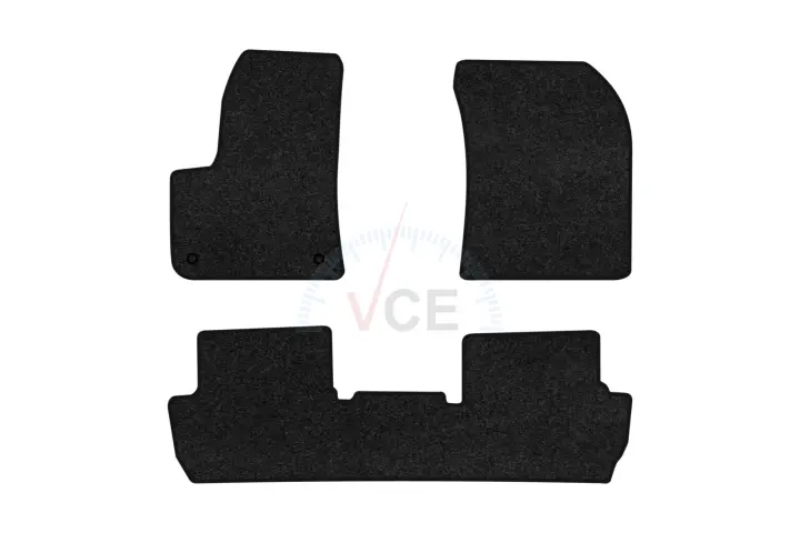 Ворсові килимки Premium в салон авто для Peugeot 3008 GT PACK (flat floor) 2016-2024 2 покоління SUV EU чорний кант EVAtech PT11438ZB3AV2VPB (фото 1)