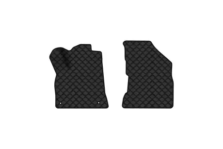 Коврики из экокожи ECO в салон авто передние для 5008 Peugeot 2009-2017 1 поколение Minivan EU EVAtech PT1706AE2CP2BBB