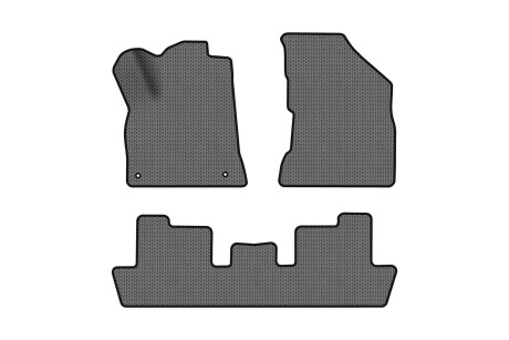 Килимки EVA в салон авто для 5008 Peugeot 2009-2017 1 покоління Minivan EU EVAtech PT1706ZE3CP2SGB