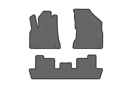 Килимки EVA в салон авто для 5008 Peugeot 2009-2017 1 покоління Minivan EU EVAtech PT1706ZV3CP2SGB
