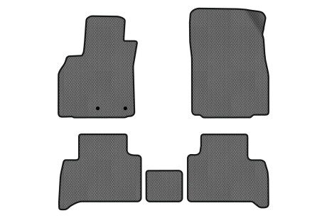 Коврики EVA в салон авто для Grand Scenic III 7 seats moving armrest AT Renault 2009-2015 3 поколения Minivan EU EVAtech RT11745CB5RN2RGB