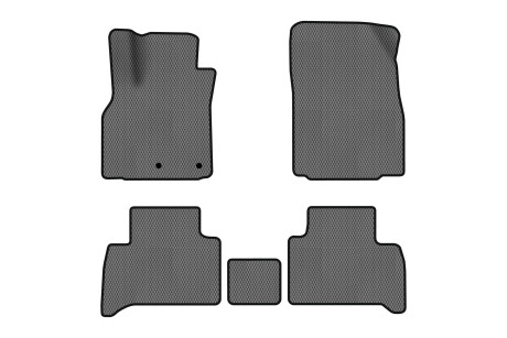 Коврики EVA в салон авто для Grand Scenic III 7 seats moving armrest AT Renault 2009-2015 3 поколения Minivan EU EVAtech RT11745CD5RN2RGB