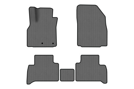 Коврики EVA в салон авто для Grand Scenic III 7 seats moving armrest AT Renault 2009-2015 3 поколения Minivan EU EVAtech RT11745CE5RN2SGB