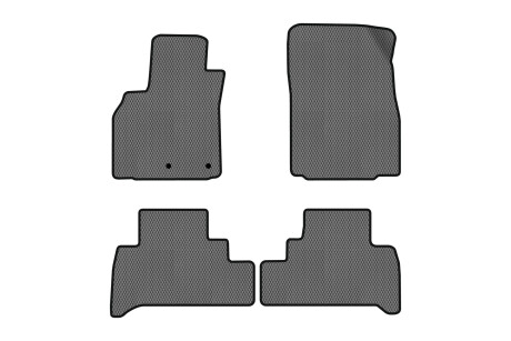 Коврики EVA в салон авто для Grand Scenic III 7 seats moving armrest AT Renault 2009-2015 3 поколения Minivan EU EVAtech RT11745PBC4RN2RGB