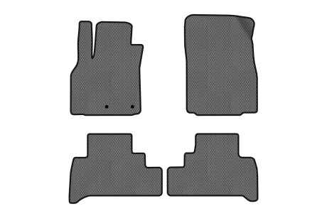 Коврики EVA в салон авто для Grand Scenic III 7 seats moving armrest AT Renault 2009-2015 3 поколения Minivan EU EVAtech RT11745PC4RN2RGB