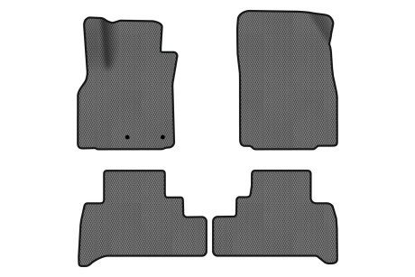 Коврики EVA в салон авто для Grand Scenic III 7 seats moving armrest AT Renault 2009-2015 3 поколения Minivan EU EVAtech RT11745PDC4RN2RGB