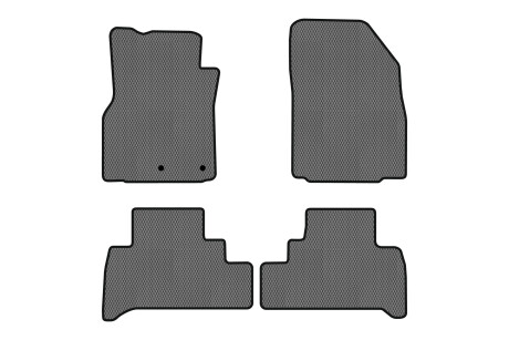 Коврики EVA в салон авто для Grand Scenic III 7 seats moving armrest AT Renault 2009-2015 3 поколения Minivan EU EVAtech RT11745PEC4RN2RGB