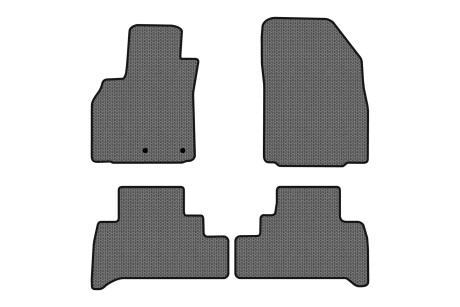 Коврики EVA в салон авто для Grand Scenic III 7 seats moving armrest AT Renault 2009-2015 3 поколения Minivan EU EVAtech RT11745PGC4RN2SGB