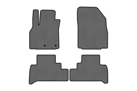 Коврики EVA в салон авто для Grand Scenic III 7 seats moving armrest AT Renault 2009-2015 3 поколения Minivan EU EVAtech RT11745PVC4RN2RGB