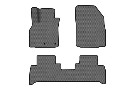 Килимки EVA в салон авто для Grand Scenic III 7 seats moving armrest AT Renault 2009-2015 3 покоління Minivan EU EVAtech RT11745ZE3RN2RGB