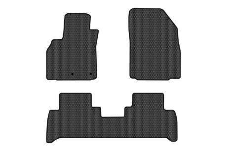 Килимки EVA в салон авто для Grand Scenic III 7 seats moving armrest AT Renault 2009-2015 3 покоління Minivan EU EVAtech RT11745ZG3RN2SBB